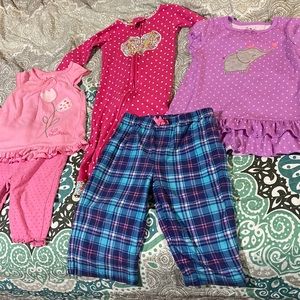 18 month girls pajamas